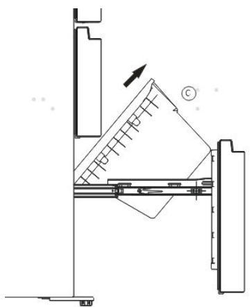 HISENSE RF632N4WFF - Demonteren van het diepvriezerschap - 3
