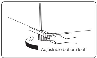 HISENSE RF632N4WFF - Leveling of appliance - 2
