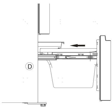 HISENSE RF632N4WFF - Montaggio del cassetto inferiore - 2