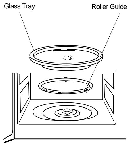 DAEWOO KOR-8A27B - GLASS TRAY - 1