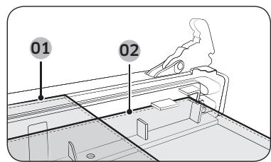 SAMSUNG NV66M3531BS/EF - Retrait des vitres de la porte - 3