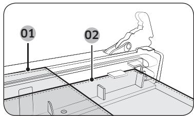 SAMSUNG NV66M3531BS/EF - Ausbau des Glaseinsatzes der Gerätür - 3