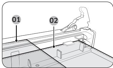 SAMSUNG NV66M3531BS/EF - Het deurglas verwijderen - 3