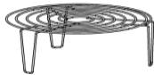 ZANUSSI ZKG38300XK - Grille bas - 1