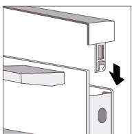 SCHOLTES SOFP1612W - Removing the door cover - 4