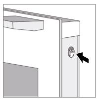 SCHOLTES SOFP1612W - Enlever le capot de la porte - 2