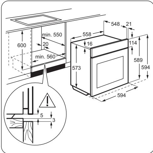 ZANUSSI ZOB21301XA - Installation - 2