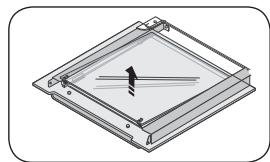 SAMSUNG NV6787BPZSR/EF - AUSBAU DES GLASEINSATZES DER GERÄTETÜR - 3