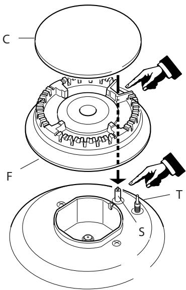 DELONGHI PEMX64 - BRUCIATORE A TRIPLA CORONA - 1