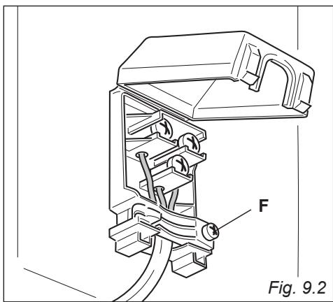 DELONGHI PEMX64 - SEZIONE DEL CAVO DI ALIMENTAZIONE TIPO “H05RR-F” oppure “H05V2V2-F” resistente alla temperatura di 90^ - 2