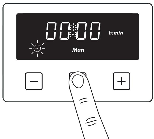 BELLING KENSINGTON 100 EI  -  KENSINGTON 100DFT - Réglage de l'heure - 1