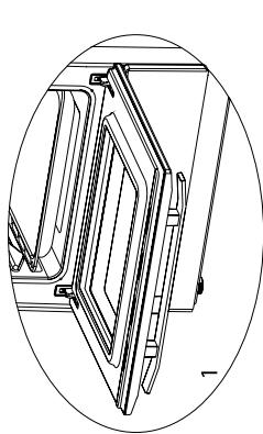 SOGELUX CG9060N - Pour démonter la porte du four - 1