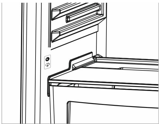 FAURE FCBE32FW0 - Putting food in the coldest area of the refrigerator - 1