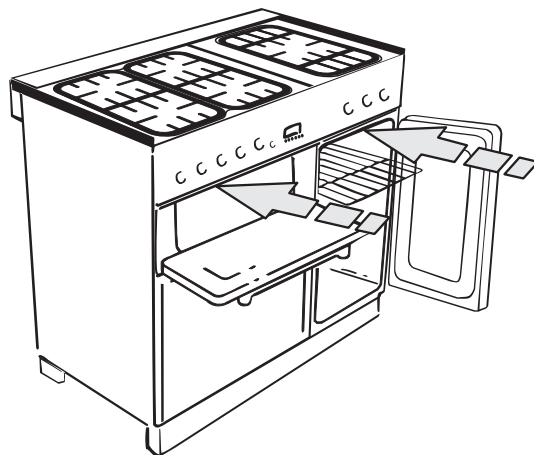 FALCON KITCHENER 100 DUAL FUEL - Abaissement des deux galets arrêté - 4