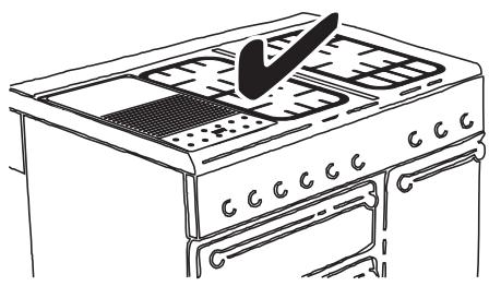 FALCON KITCHENER 100 DUAL FUEL - Plaque à griller (option) - 1