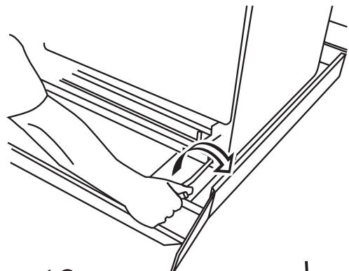 FALCON KITCHENER 100 DUAL FUEL - Abaissement des deux galets arrêté - 2