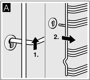 BOSCH HBA20B250C - Décrocher les supports - 1