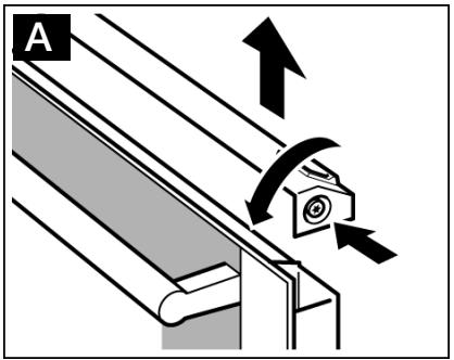 BALAY 3HB4131N2 - 3HB4131X2 - Fitting and removing the glass panels - 1