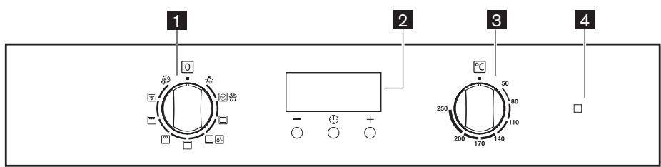 ZANUSSI ZOK35901XK - Panneau de commands. - 1