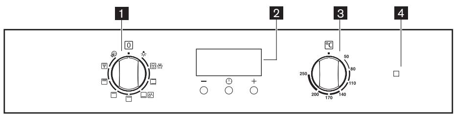 ZANUSSI ZOK35901XK - Control panel - 1