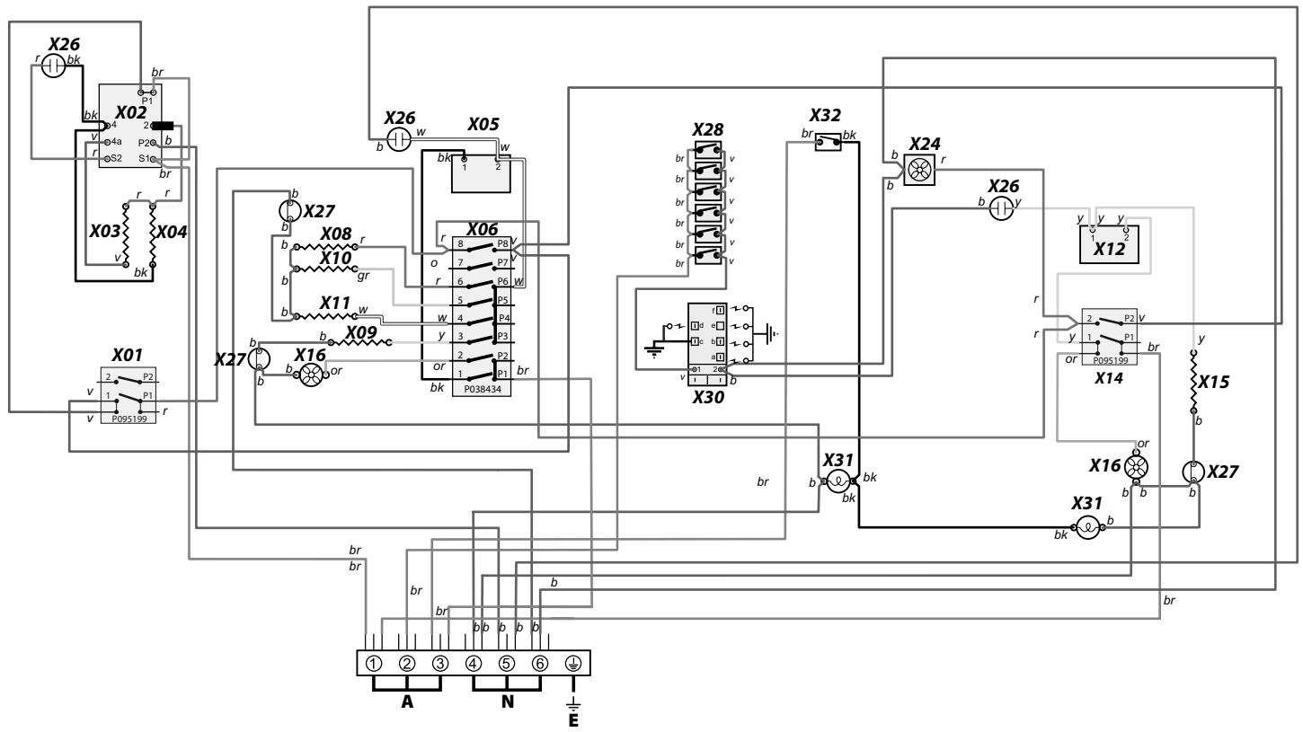 FALCON ELISE 110 ELS110DFCR - Circuit Diagram - 1
