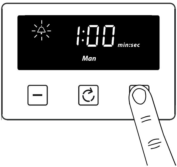 BELLING COOKCENTRE 60DF - Réglage du compte à rebours - 1