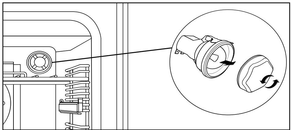 BELLING COOKCENTRE 60DF - Changement de l'ampoule - 1