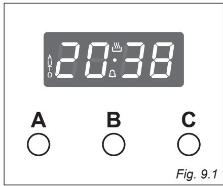 DELONGHI FLM6B - FLM6N - FLM6ROED - FLM6SED - FLM6XED - 2° METODO: Programmazione dell'ora di fine cottura (fig. 8.8) - 3