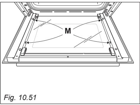 DELONGHI FLM6B - FLM6N - FLM6ROED - FLM6SED - FLM6XED - SMONTAGGIO DEL VETRO INTERNO - 9