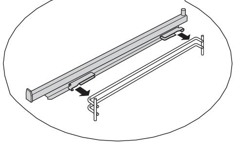 DELONGHI FLM6B - FLM6N - FLM6ROED - FLM6SED - FLM6XED - SLITTE SCORREVOLI TELESCOPICHE (soltanto su alcuni modelli) - 2