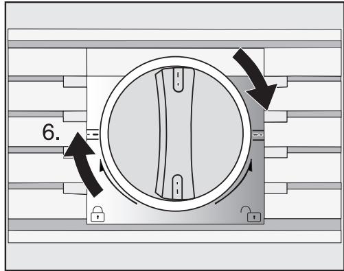 MIELE KF 2802 Vi - Cleaning the water filter (Intensive Clear 2.0 mesh filter) (see "Optional accessories") - 6