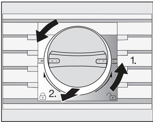 MIELE KF 2802 Vi - Cleaning the water filter (Intensive Clear 2.0 mesh filter) (see "Optional accessories") - 1