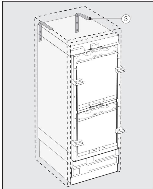 MIELE KF 2802 Vi - Preparing the installation niche - 2