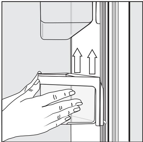 MIELE KF 2802 Vi - Removing or moving the door shelves - 1