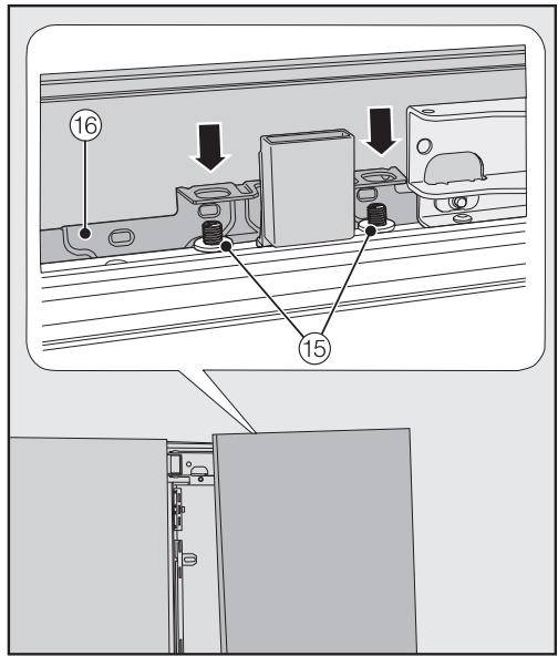 MIELE KF 2802 Vi - Preparing the cabinet fronts - 11