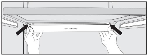 MIELE KF 2802 Vi - Replacing the Active AirClean filters - 1