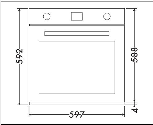 SMEG SO6302M2X - Position du câble d'alimentation - 4