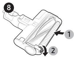 SAMSUNG VS20C85G2TN/WD - VS20C85G2TW/WD - Brosse double jet - 8