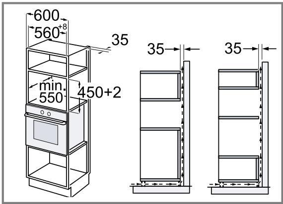 BOSCH CMA485GB1 - Installation dans un meuble haut - 1