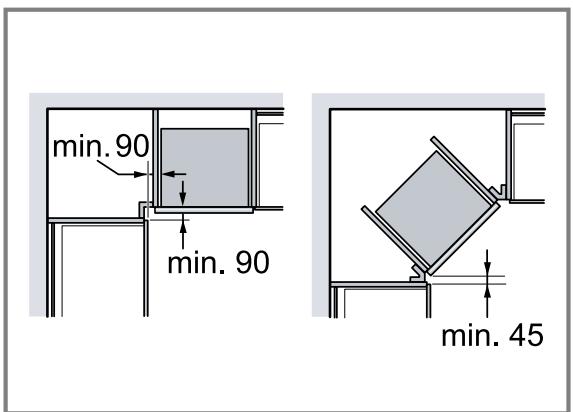 BOSCH CMA583MS0-B  -  CMA583MS0 - Corner installation - 1