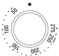 HISENSE O528PX - Étape 3 : choix des réglages réglage de la temperature du FOUR - 1