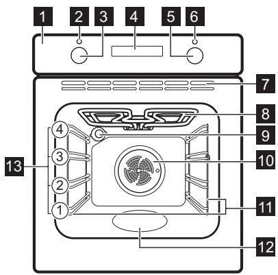 ELECTROLUX EOF5C50V - EOF5C50BZ - Ogólne informacja - 1