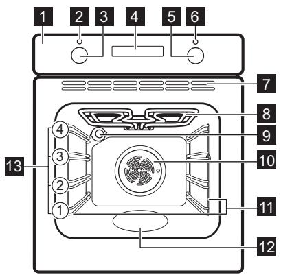 ELECTROLUX EOF5C50V - EOF5C50BZ - Prezentare generală - 1