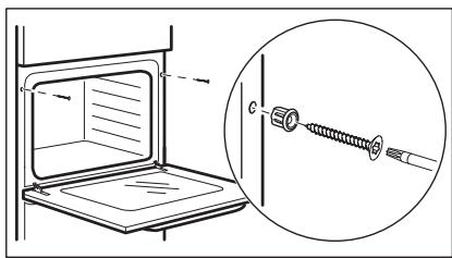 ELECTROLUX EOF5C50V  -  EOF5C50BZ - Sigurimi i furrës ne kabinet - 1