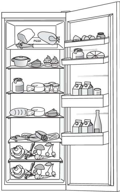 GORENJE OBRB615DBK  -  OBRB615DR - Comment ranger les aliments dans l'appareil - 1