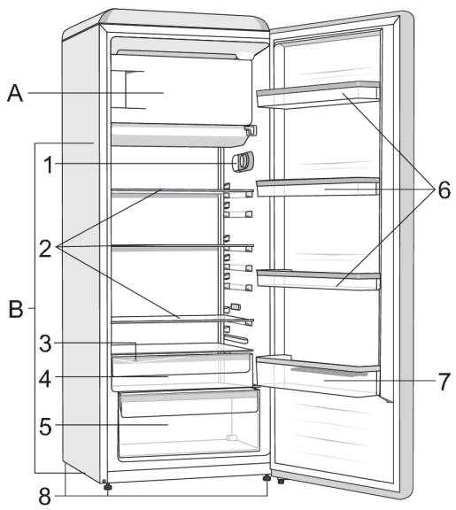 GORENJE OBRB615DBK  -  OBRB615DR - Description de l'appareil - 1