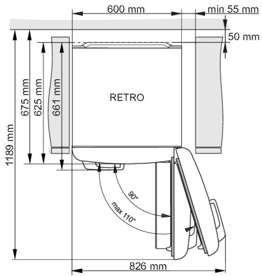 GORENJE OBRB615DBK  -  OBRB615DR - Installation de l'appareil - 3