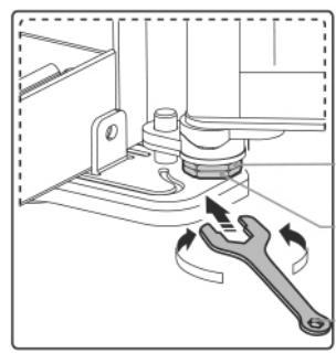 GORENJE NS9FSWD - Réglage de la porte - 2