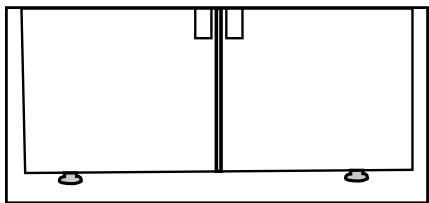 BEKO GN162341XBN  -  GN162341XBRN - Einstellung der Füße - 1