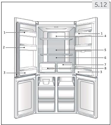 HAIER RTG684WHJ - Conservation dans le compartiment réfrigérateur - 1